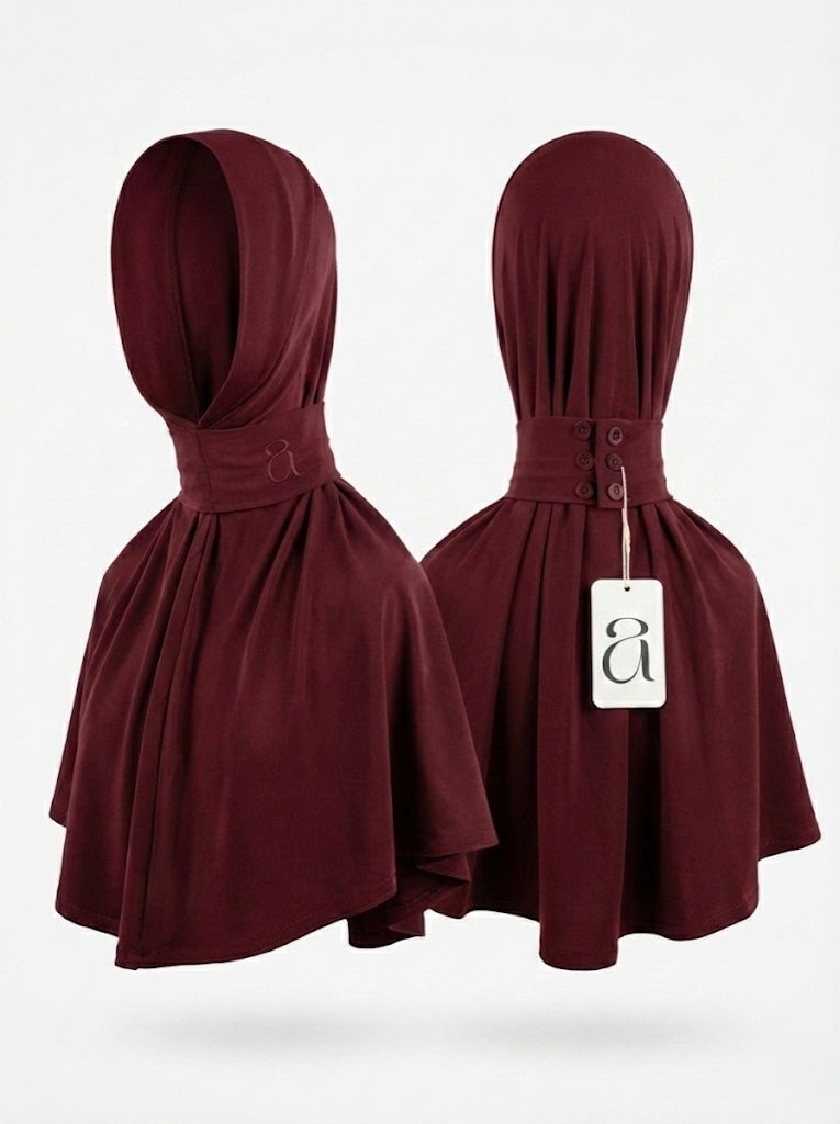 Bordeaux Instant Hijab