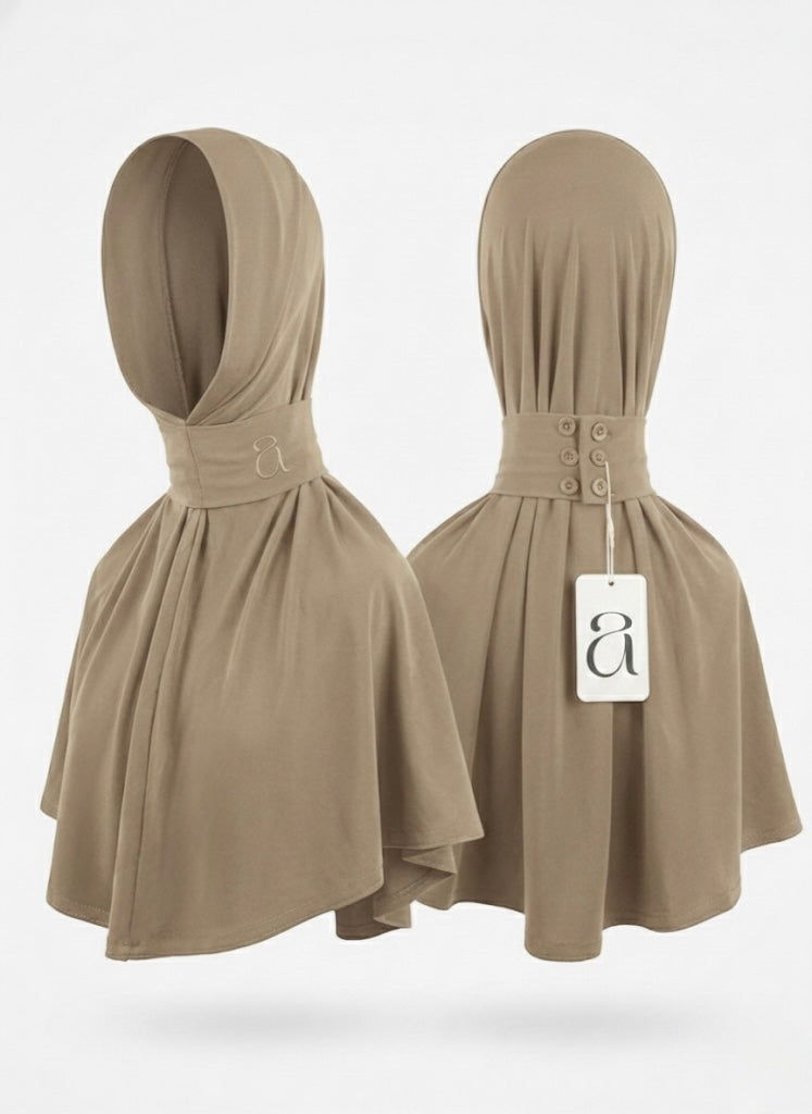 Cream Instant Hijab