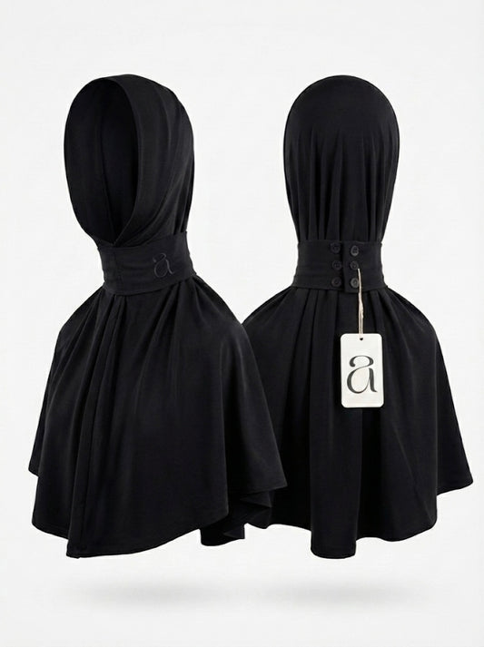 Black Instant Hijab